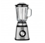 Izzy IZ-1601 Μπλέντερ για Smoothies με Γυάλινη Κανάτα 1.5lt 1000W Inox